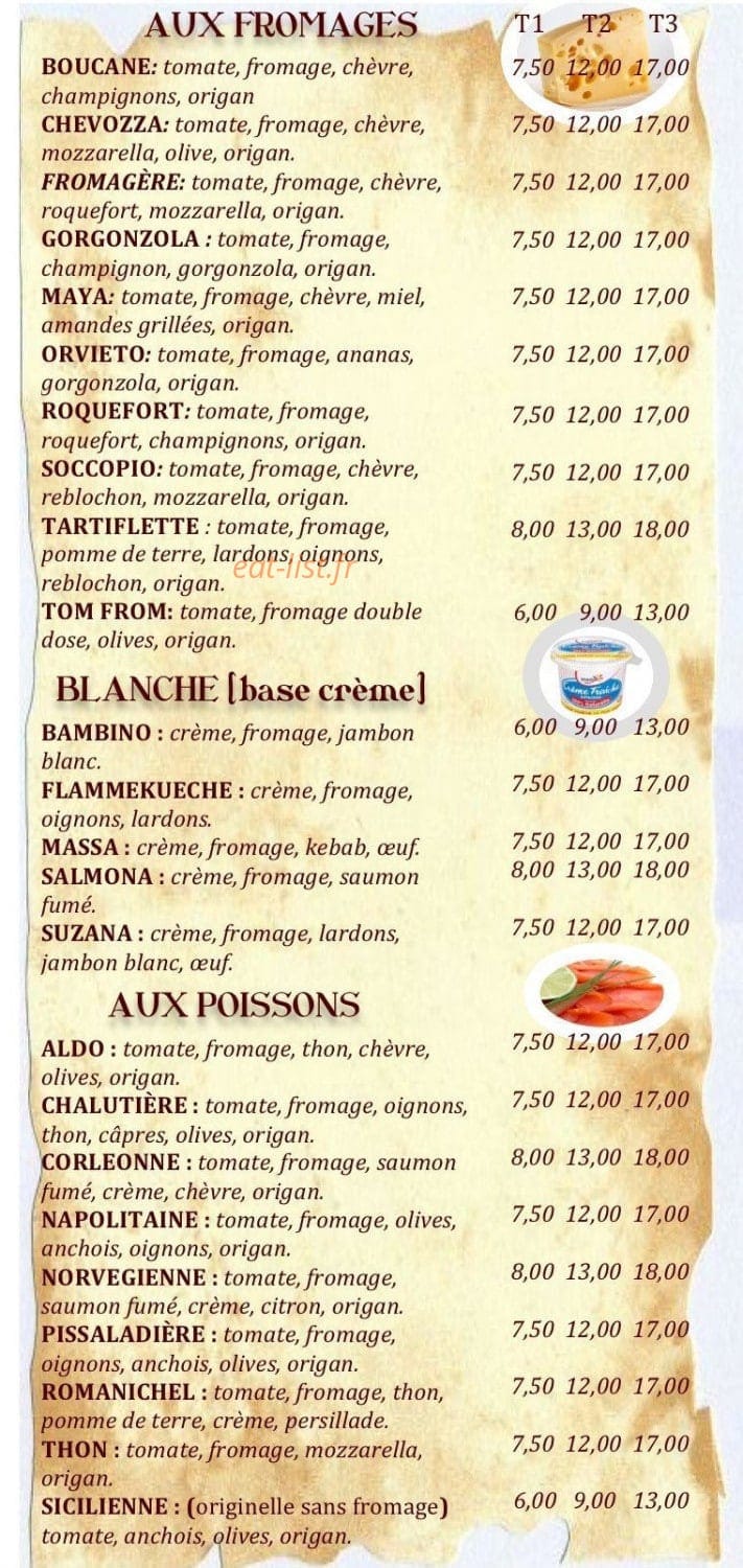 Pizza flamme — carte page 3