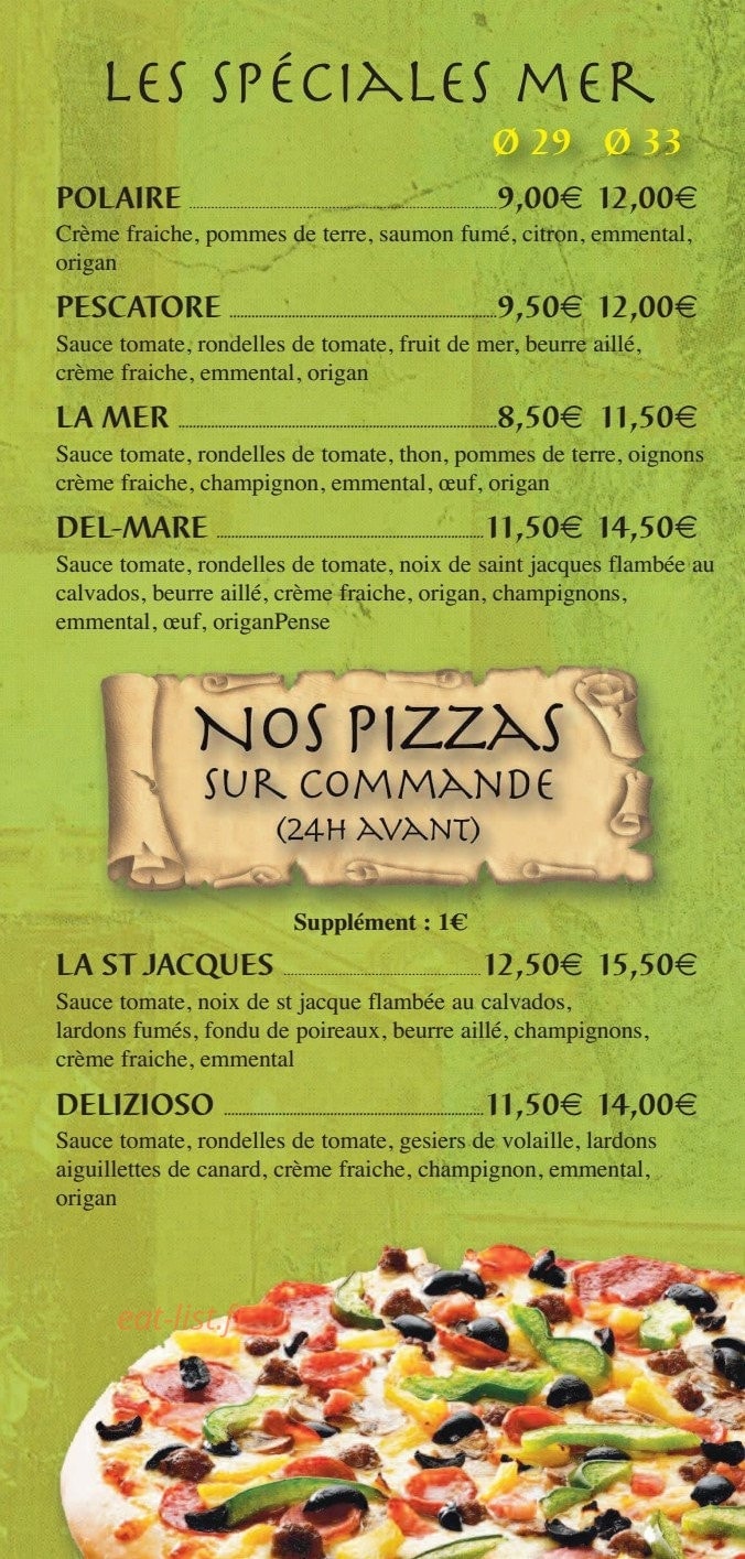 Pizza fresca — carte page 6