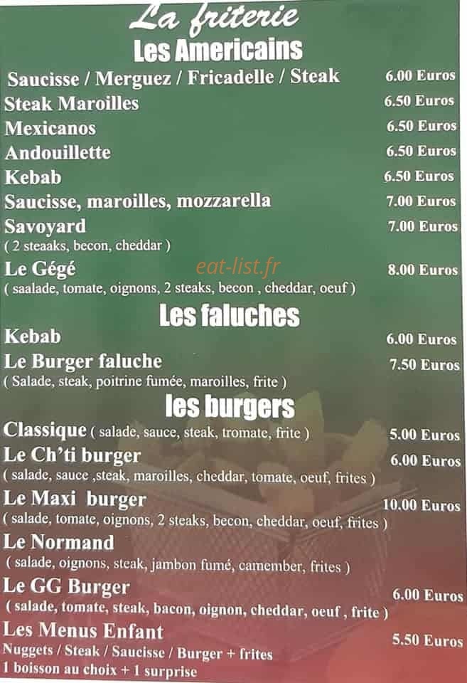 Pizza gégé — carte page 3