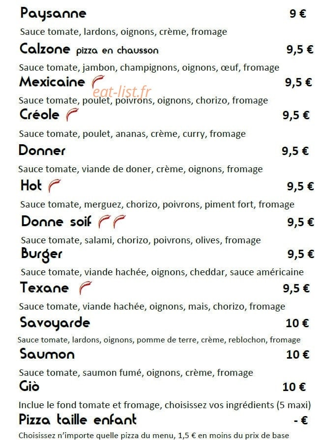 Pizza Giò — carte page 3