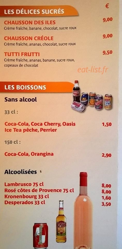 Pizza golosa — carte page 5