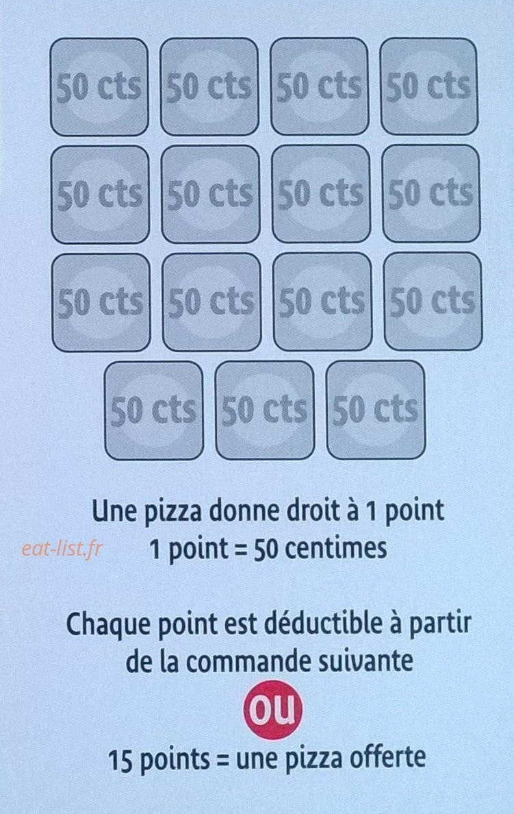 Pizza golosa — carte page 6