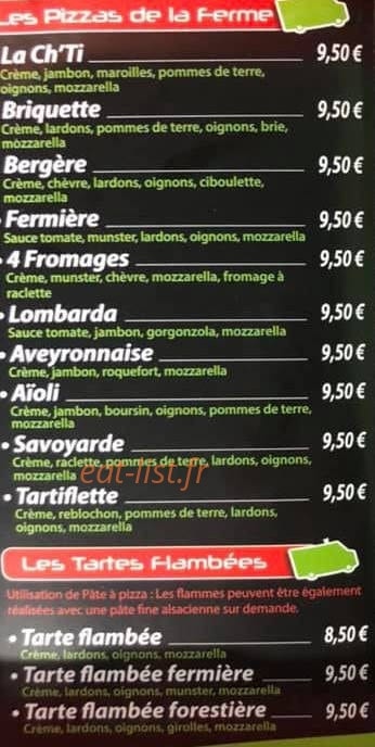Pizza Guizz — carte page 4