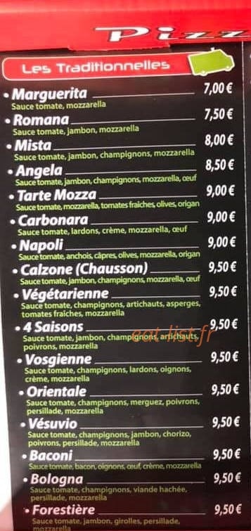 Pizza Guizz — carte page 2