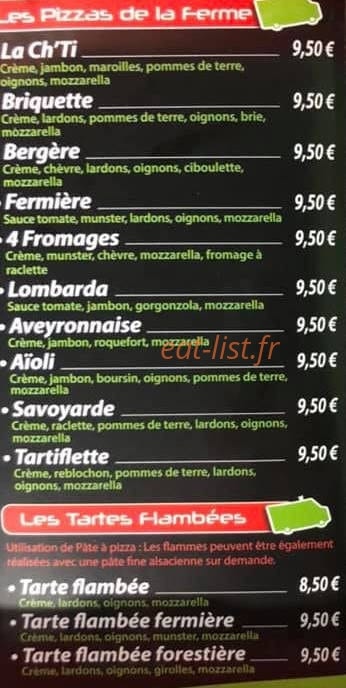 Pizza Guizz — carte page 4