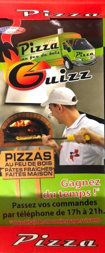 Pizza Guizz — carte page 1
