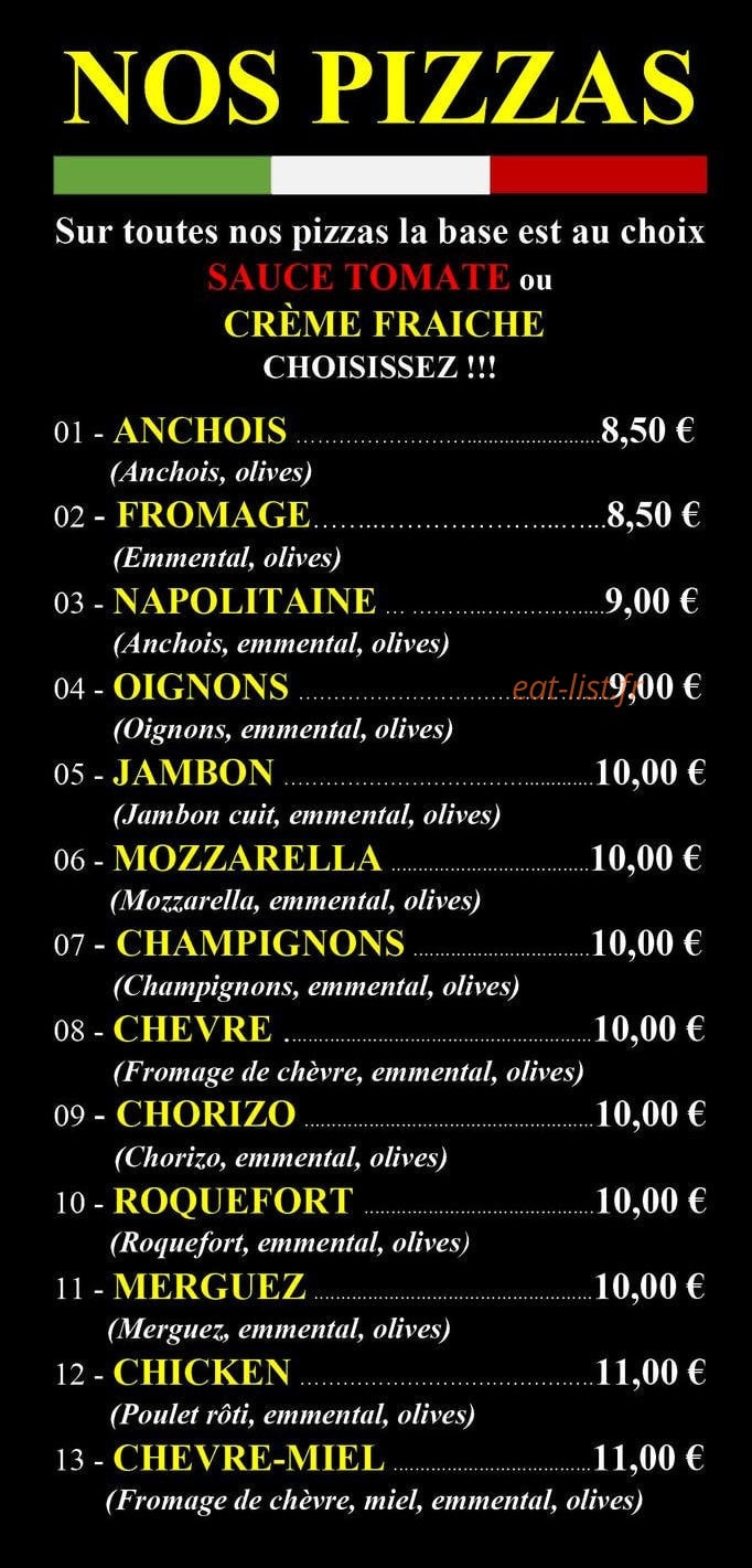 Pizza'iolo — carte page 1