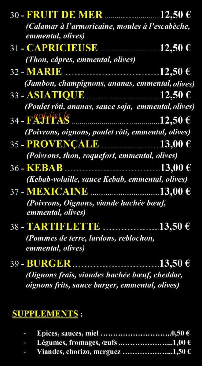 Pizza'iolo — carte page 3