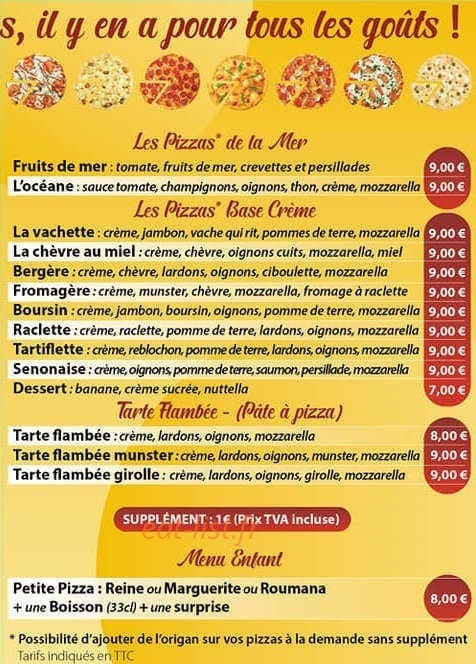 Pizza Jéjé — carte page 3