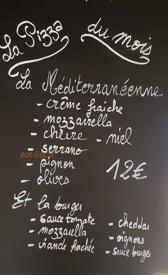Pizza Jules — carte page 2