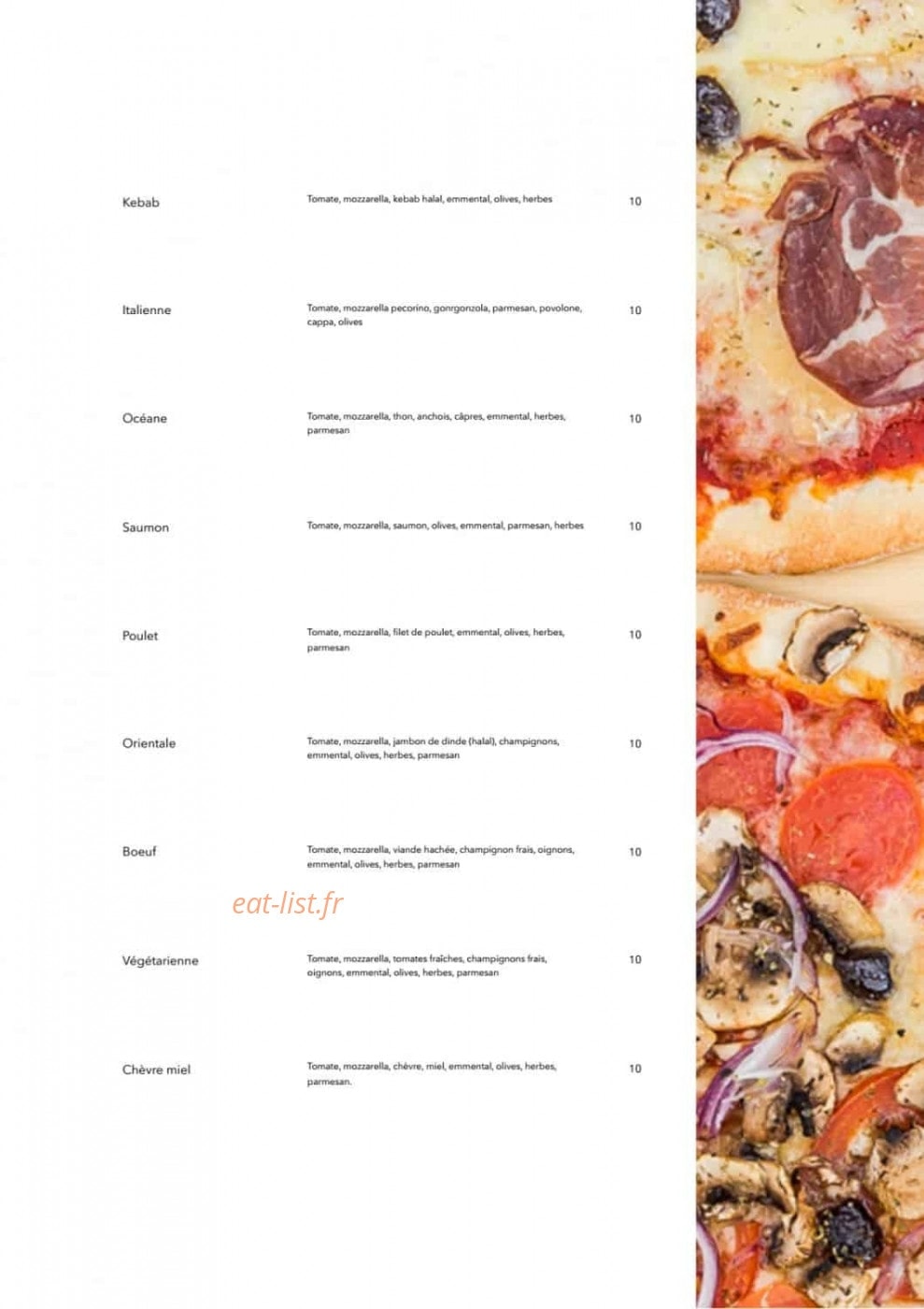 Pizza Lorenzo — carte page 3