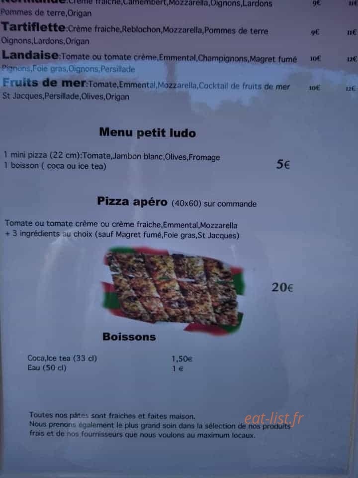 Pizza Ludo — carte page 2