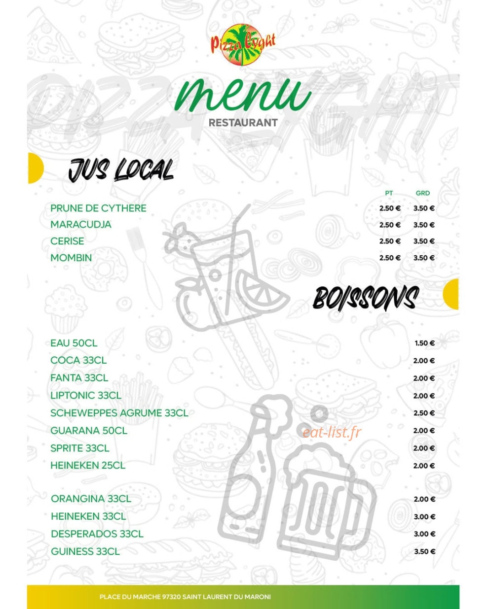 Pizza Lyght — carte page 4