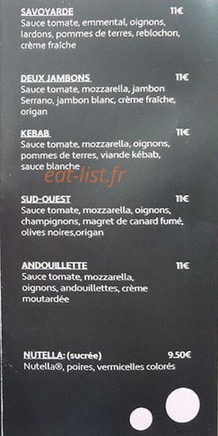 Pizza mag — carte page 3