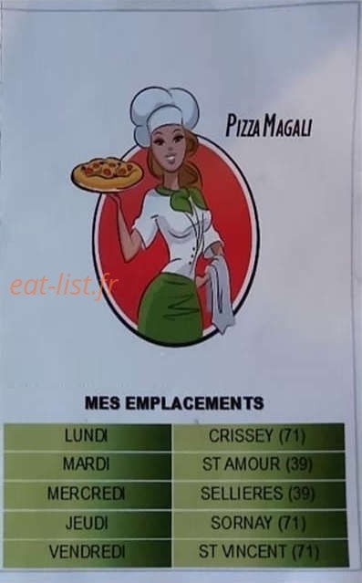 Pizza Magali — carte page 1