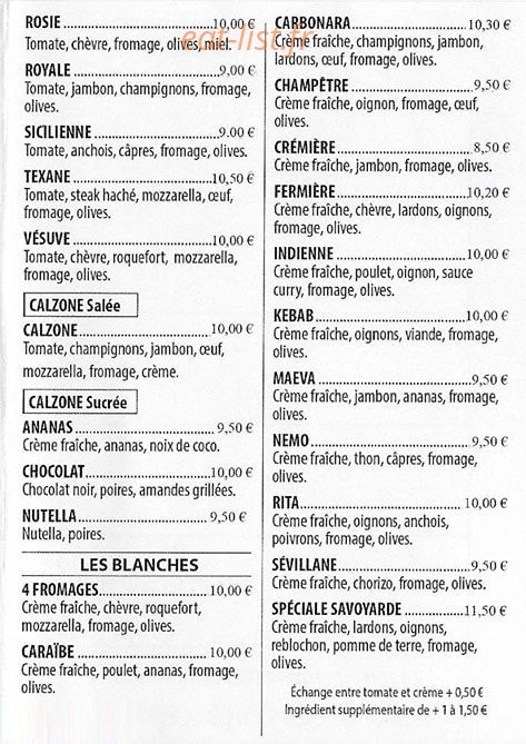 Pizza Marco — carte page 3