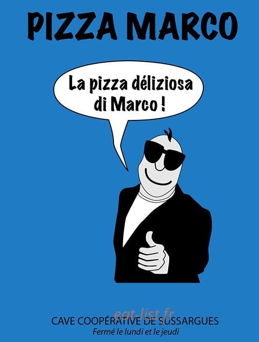 Pizza Marco — carte page 1