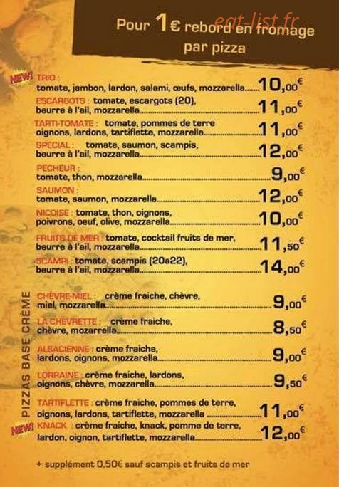 Pizza mike — carte page 2