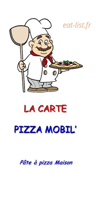 Pizza mobil — carte page 1