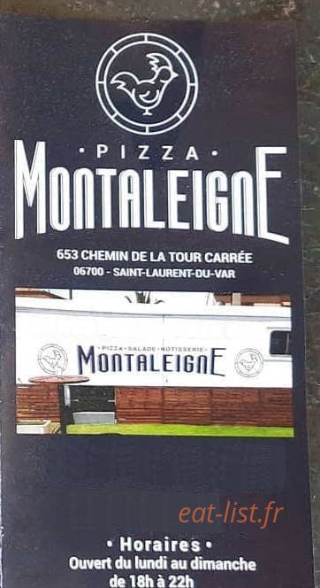 Pizza Montaleigne — carte page 1