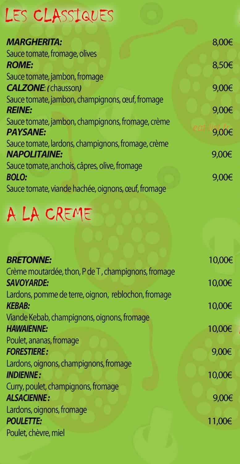 Pizza Nautica — carte page 2