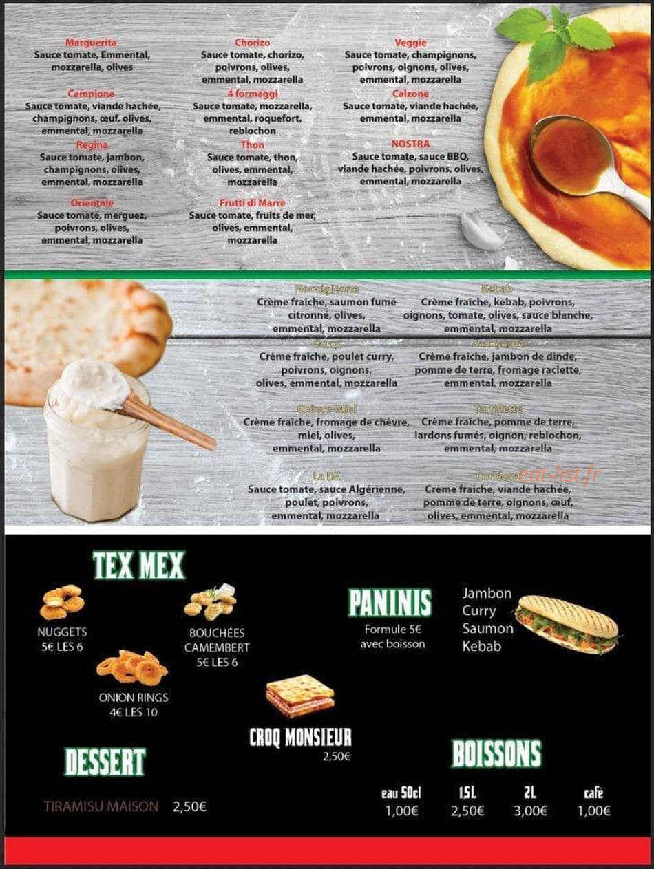 Pizza Nostra 31 — carte page 1