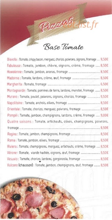 Pizza Nostra — carte page 2