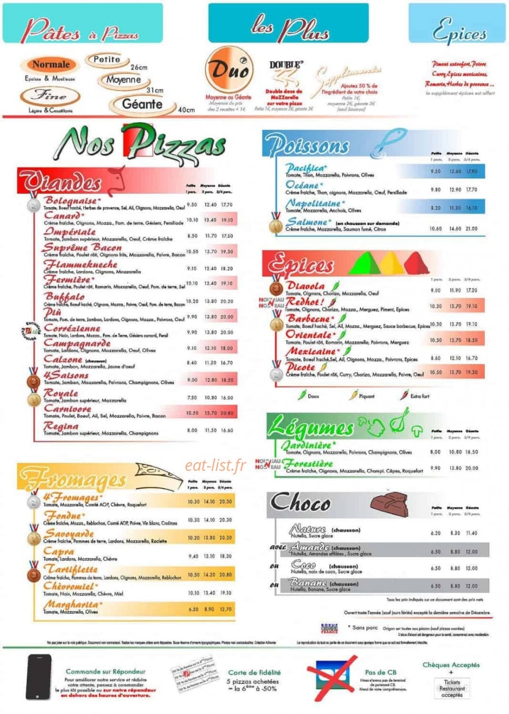 Pizza Più Food Truck à Chameyrat, Saint Clement, Beynat menu et photos
