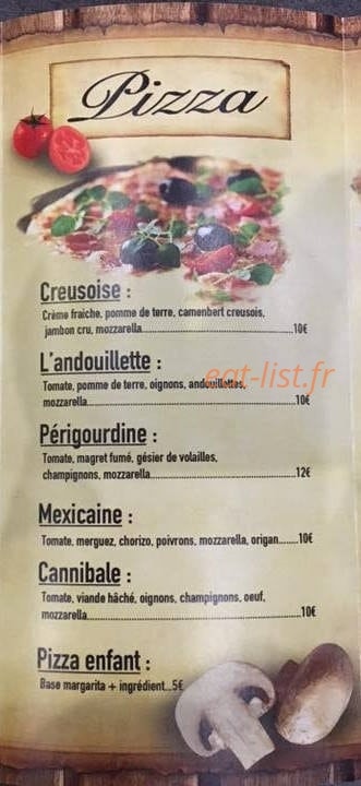 Pizza regal creusois — carte page 3