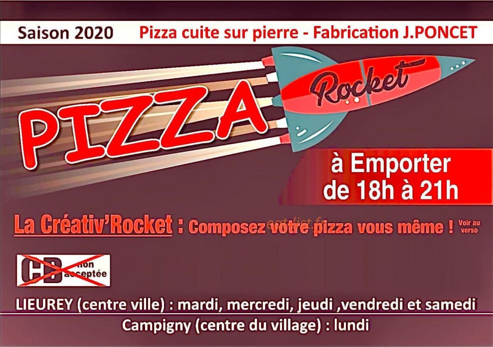 Pizza rocket — carte page 1