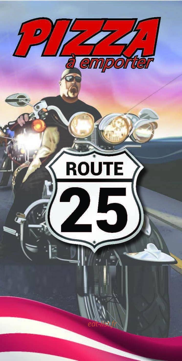 Pizza Route 25 — carte page 1