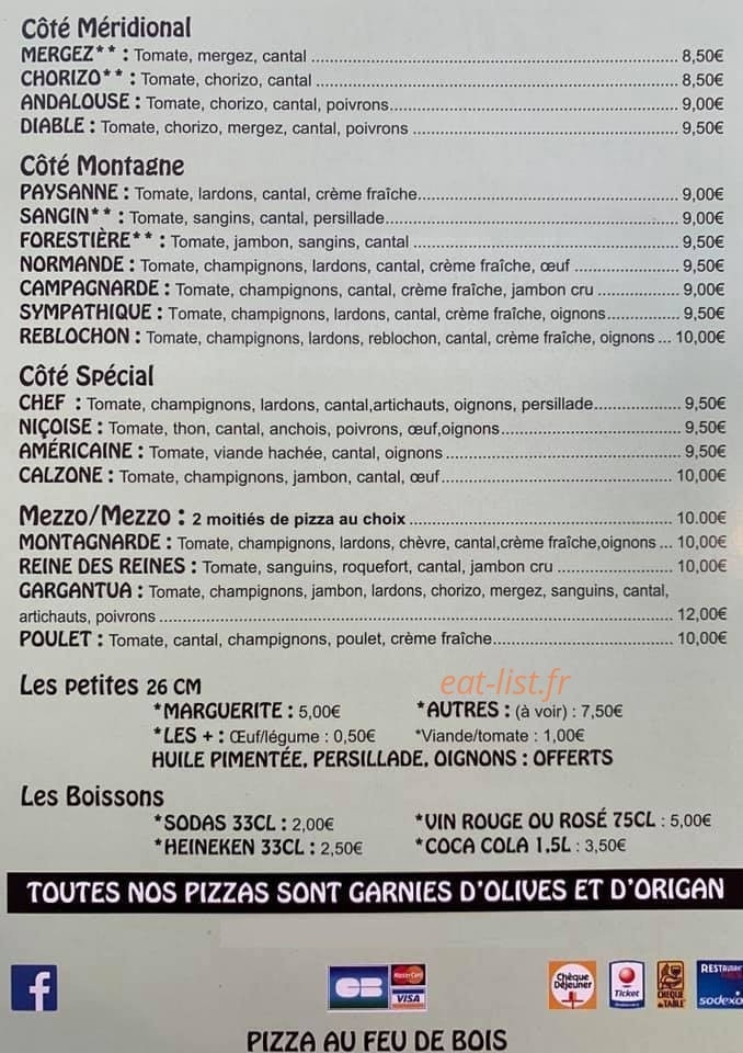 Pizza Saint Roch — carte page 2