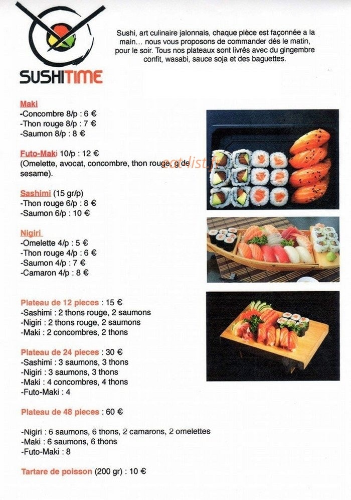 Pizza Stella — carte page 1