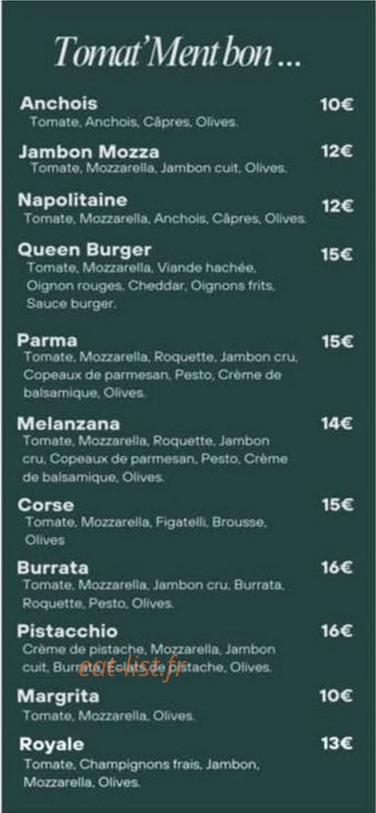 Pizza venaissia sarrians — carte page 2