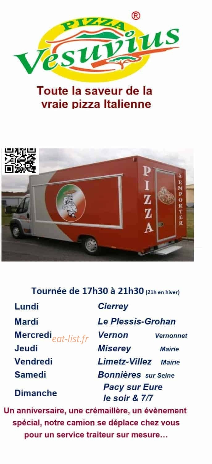 Pizza Vesuvius — carte page 1