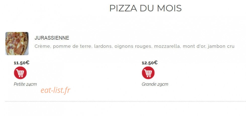Pizza Volcano — carte page 6