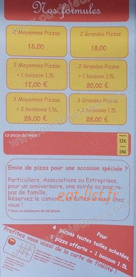 Pizza Yena — carte page 5