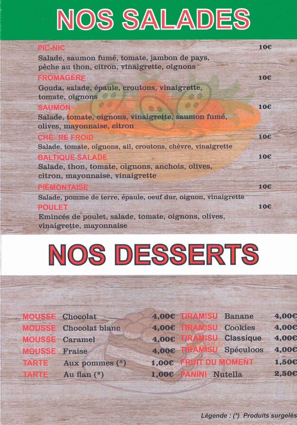 Pizza zwin — carte page 8