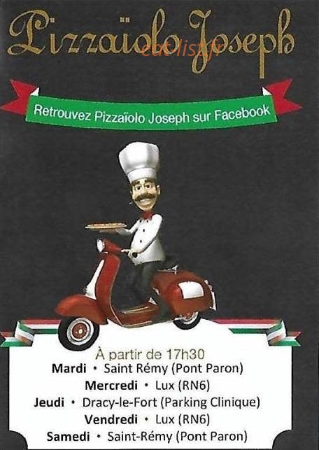 Pizzaïolo Joseph — carte page 1