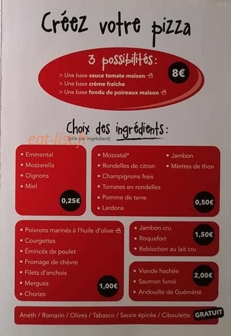 Pizzas Ty Bru — carte page 3