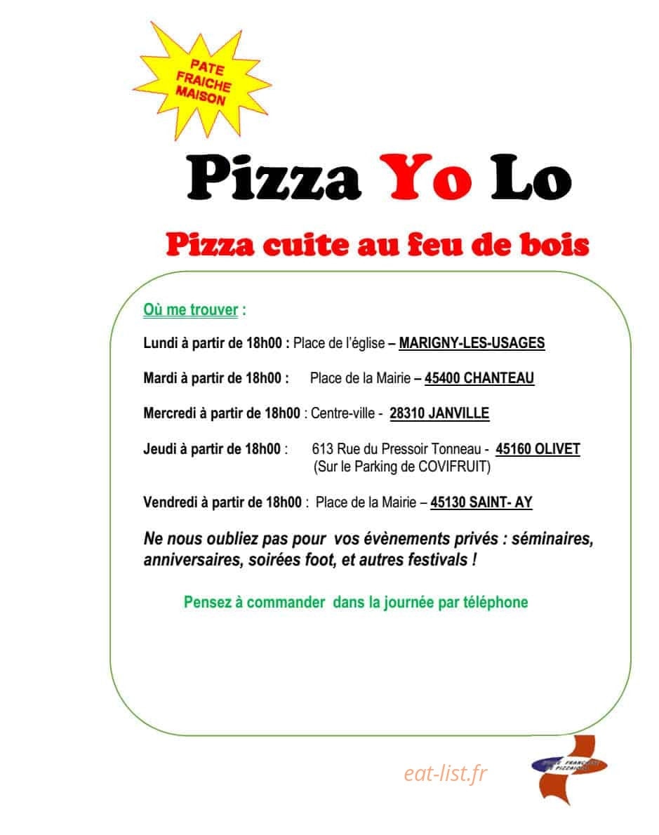 PizzaYolo — carte page 4