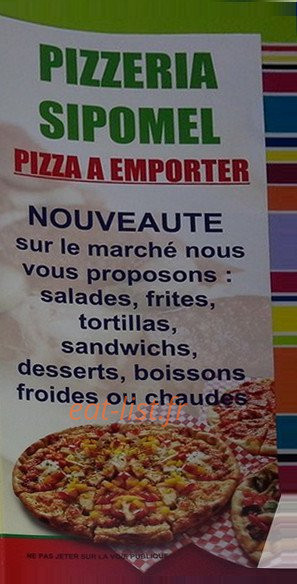 Pizzeria Sipomel — carte page 2