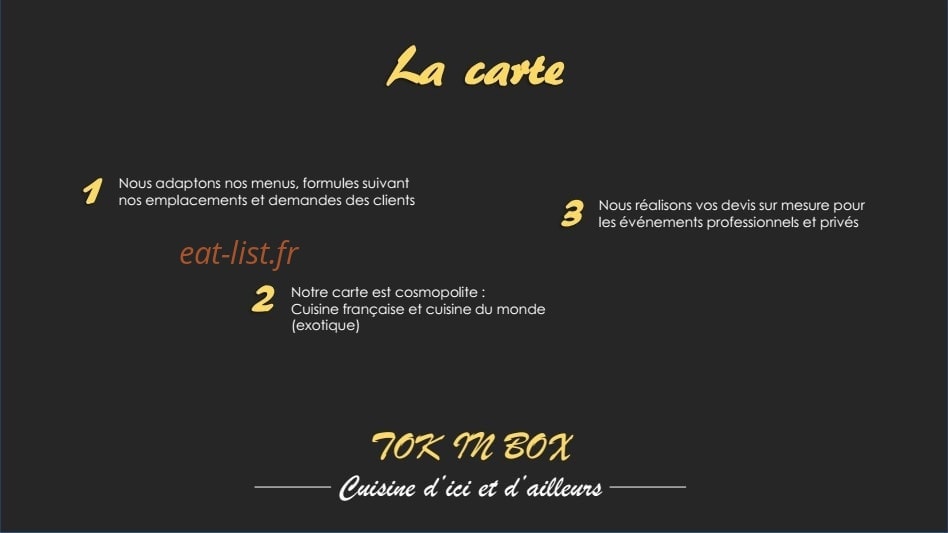 Planet Exotik — carte page 2