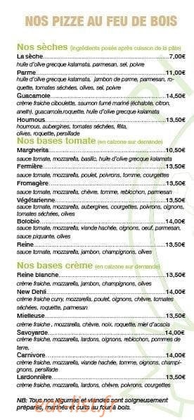 Plats Nets Bio — carte page 2