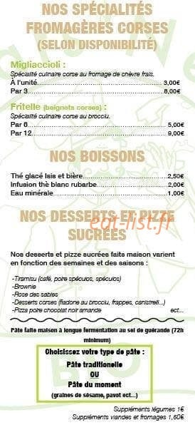 Plats Nets Bio — carte page 3
