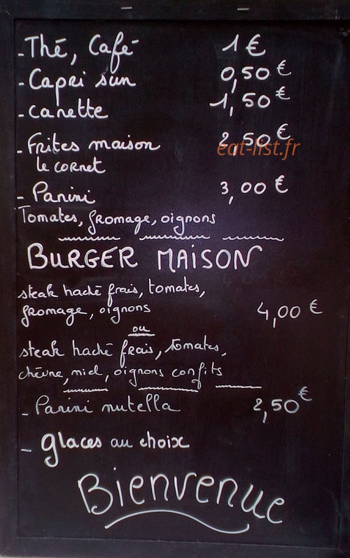 Plus belle la frite — carte page 1
