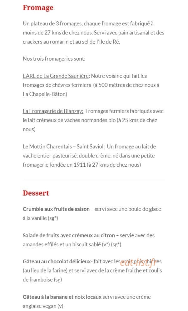 Pois Chic — carte page 4
