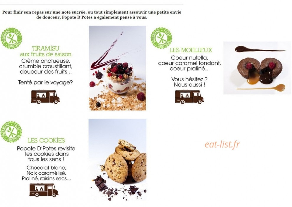 Popote D’Potes — carte page 4