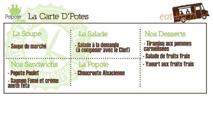 Popote D’Potes — carte page 5