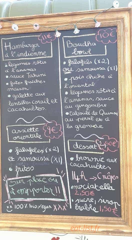 Pousse En Bouche — carte page 1